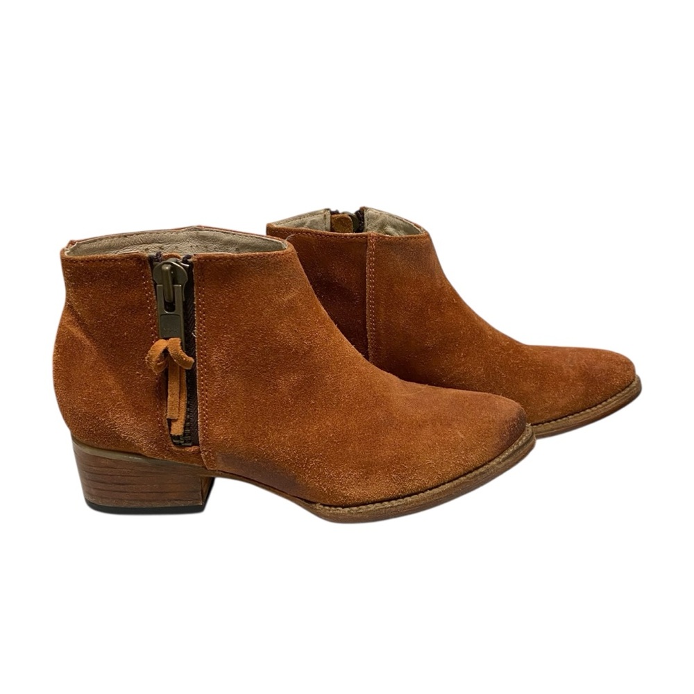 Freebird Solid Rust Leather Ankle Boots - image 3